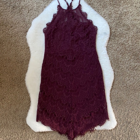 Free People Lace Mini Dress - Picture 1 of 4